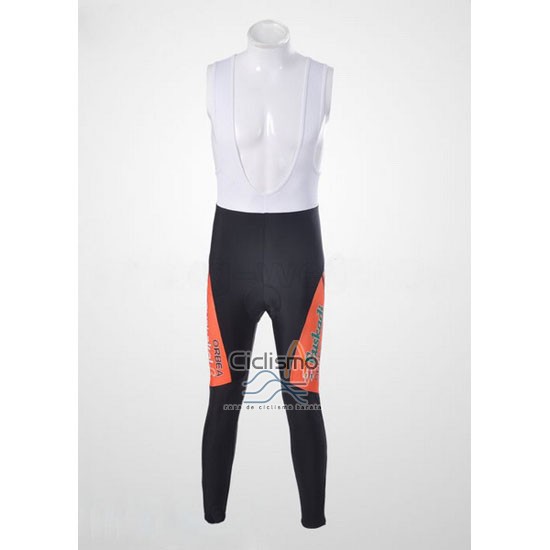 Euskalte Ropa Ciclismo Culotte Largo 2011 Hombre Mangas Largas Naranja